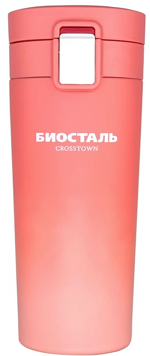 Термос Biostal Crosstown (0,4 л) с фильтром (коралловая) (NMT-400Z-O)