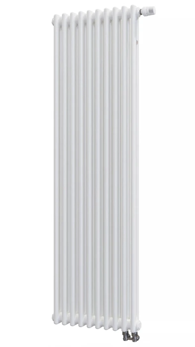 Стальной трубчатый радиатор 2-колончатый Zehnder Charleston Completto 2180/10/V001/RAL 9016