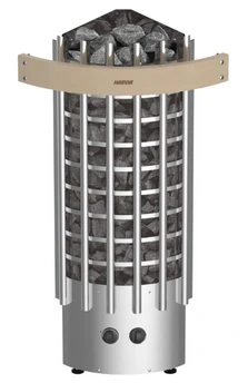 Электрическая печь 9 кВт HARVIA Glow Corner TRC90 со встроенным пультом