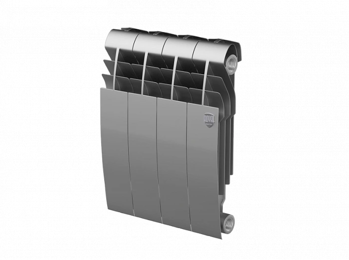 Биметаллический радиатор Royal Thermo Biliner 350 VD 4 секц. Silver Satin