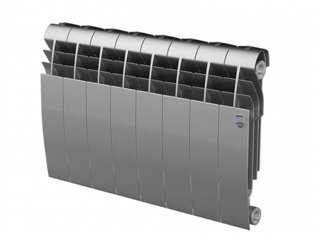 Биметаллический радиатор Royal Thermo Biliner 350 VD 8 секц. Silver Satin