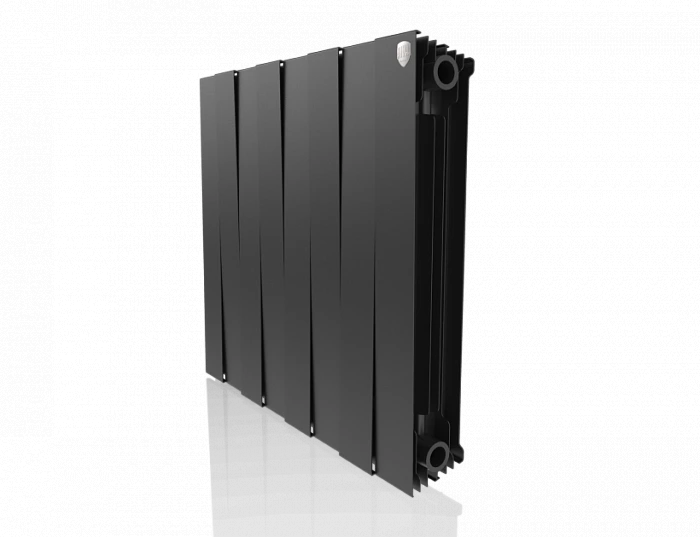 Биметаллический радиатор Royal Thermo Pianoforte 500 VDR80 8 секц. Noir Sable