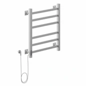 Электрический полотенцесушитель лесенка Ника STEP-1 60/40 RAL9016 белый матовый левый тэн