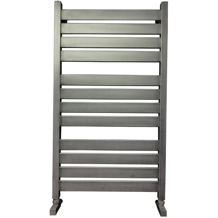 Водяной полотенцесушитель Ника ЛМ-7 100/50 Matt Antique Silver с вентилями
