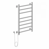 Электрический полотенцесушитель лесенка Ника STEP-2 80/40 RAL9016 белый матовый левый тэн
