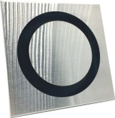 Вытяжка для ванной диаметр 100 мм FoZa FZ-100 steel