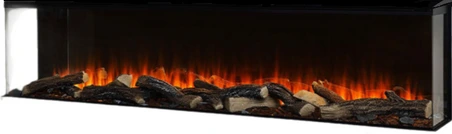 Линейный электрокамин British Fires New Forest 1900 with Signature logs