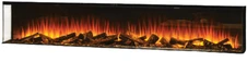 Линейный электрокамин British Fires New Forest 2400 with Deluxe Real logs