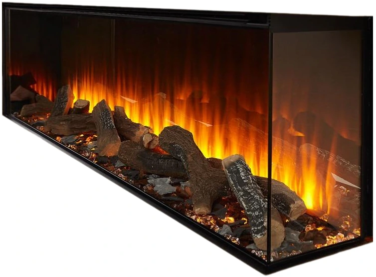 Линейный электрокамин British Fires New Forest 1600 with Signature logs