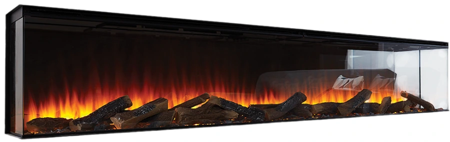 Линейный электрокамин British Fires New Forest 2400 with Signature logs