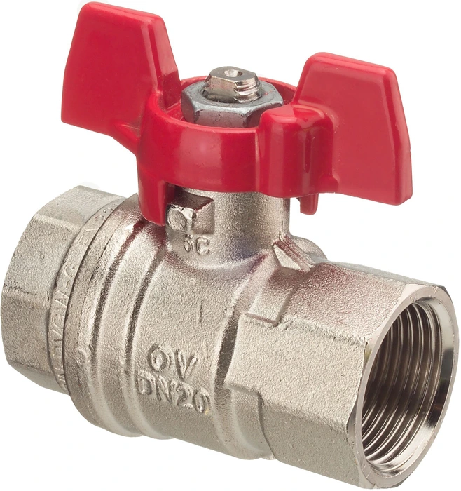 Шаровый кран Oventrop Optibal DN-15, 1/2, НВ, PN, бар-16 ручка-бабочка