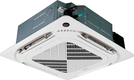 Кассетный кондиционер Kentatsu KSVT105HFAN3R/KSUR105HFAN3L/KPU95-DR