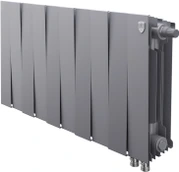 Биметаллический радиатор Royal Thermo Pianoforte 300 VDR80 10 секц. Silver Satin