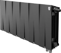 Биметаллический радиатор Royal Thermo Pianoforte 300 VDR80 12 секц. Noir Sable