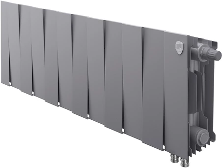 Биметаллический радиатор Royal Thermo PianoForte 200 Silver Satin VDR80 - 12 секц.