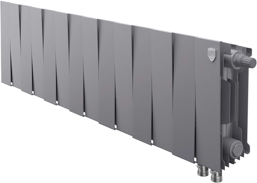 Биметаллический радиатор Royal Thermo PianoForte 200 Silver Satin VDR80 - 14 секц.
