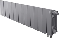 Биметаллический радиатор Royal Thermo PianoForte 200 Silver Satin VDR80 - 18 секц.