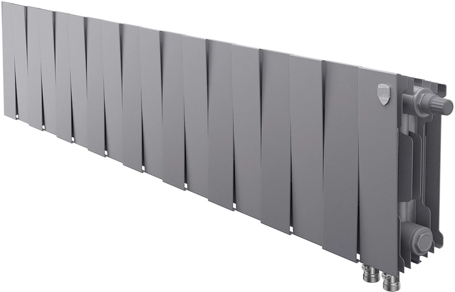 Биметаллический радиатор Royal Thermo PianoForte 200 Silver Satin VDR80 - 18 секц.