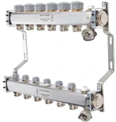 Для отопления Royal Thermo 1" ВР-3/4" НР, 10 выходов, нерж. (RTE 51.110)