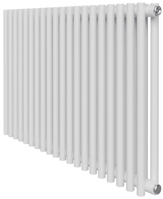 Стальной трубчатый радиатор 2-колончатый Royal Thermo Shift R22 C2050 - 12 секц. RAL9016, боковое 1/2