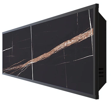 Отопительная панель Отопительная панель STOUT BLACK STONE SCT 120*30 черный гранит / черный корпус