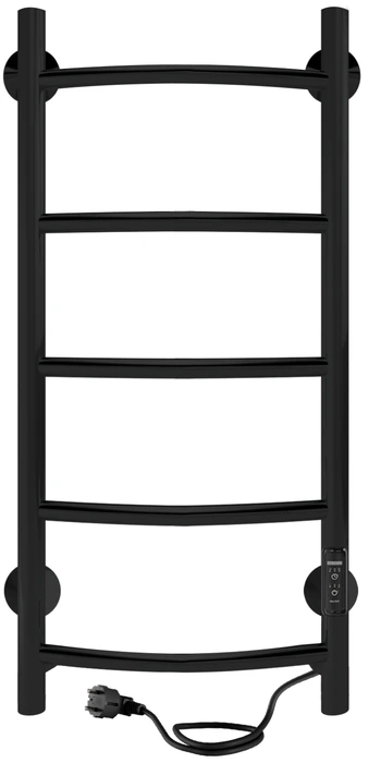 Электрический полотенцесушитель INDIGO Arc Lux б/п (el) 70/30 Черный муар