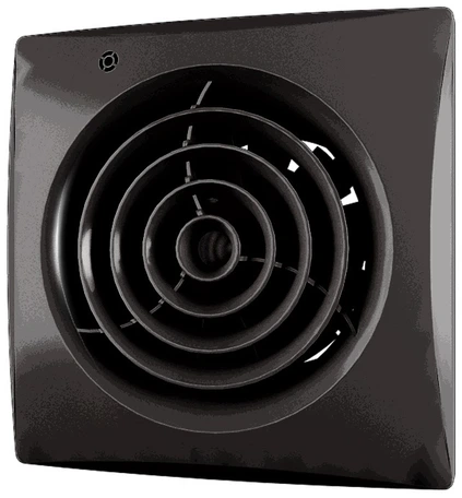 Вытяжка для ванной диаметр 125 мм Zernberg Izumrud 125 gloss black