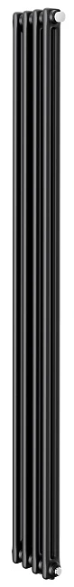 Стальной трубчатый радиатор 2-колончатый Royal Thermo Insignia VC2180 - 04 секц. RAL9005m, нижнее 1/2