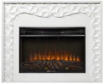 Электрокамин с широким очагом 2D Electrolux EFP/P-3020LS N с порталом Firelight Vivo 30 белый
