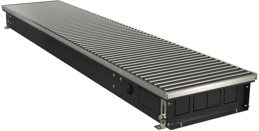 Внутрипольный конвектор длиной 2,1 м - 3 м Royal Thermo ATRIUM TURBO-90/250/2600