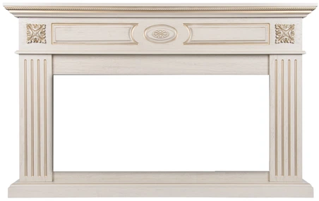 Линейный портал Firelight Siena 42/40/36, слоновая кость с золотой патиной