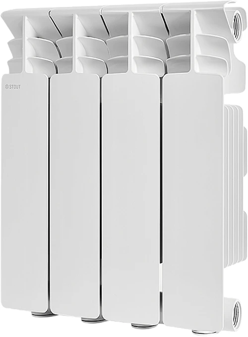 Алюминиевый радиатор STOUT GAMMA 350 4 секции (SRA-3310-035004)