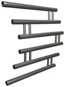 Водяной полотенцесушитель фокстрот INDIGO Zip б/п (н.р.1) 50/50 Graphite Metallic
