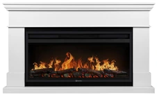 Линейный электрокамин Electrolux EFP/P-4220LS с порталом Firelight California 42, белый