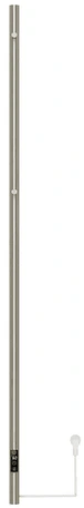 Электрический полотенцесушитель лесенка Primoclima STICK 1 трубка 150W, никель матовый