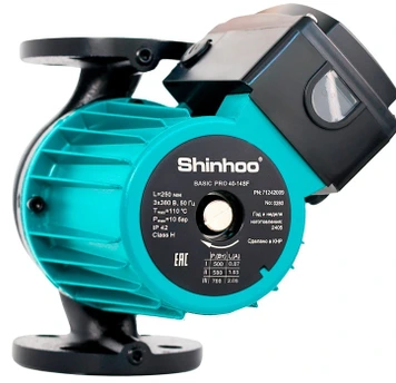 Циркуляционный насос SHINHOO BASIC PRO 40-14SF
