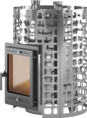 Дровяная печь 30 кВт Эверест Steam Master 30 INOX (320М) б/в