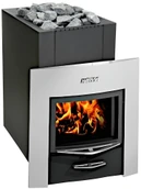 Дровяная печь 20 кВт HARVIA 22 Duo Black