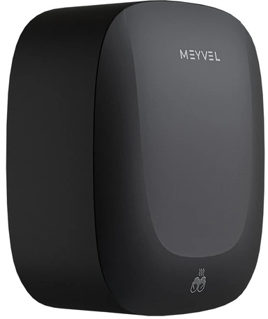 Пластиковая сушилка для рук MEYVEL MH13-1000P2 (Black)