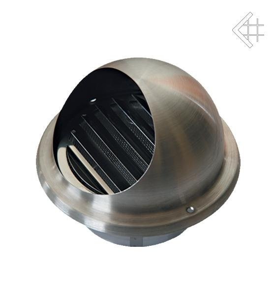Вентиляционная решетка для камина Kratki Решетка допуска воздуха наружняя д.125 CZERPNIA/VLA125, цвет сталь