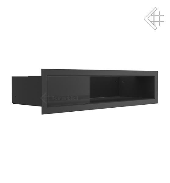 Вентиляционная решетка Kratki Люфт черная 9x40 LUFT9/40/45S/C, цвет черный