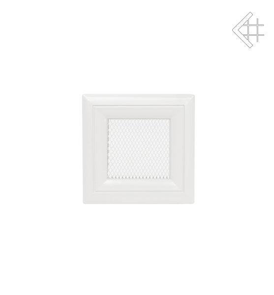 Вентиляционная решетка Kratki 11х11 Оскар белая 11OB, цвет белый