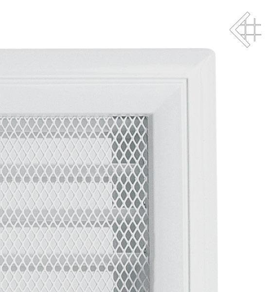 Вентиляционная решетка Kratki 17х49 Оскар белая с жалюзи 49OBX, цвет белый - фото 2