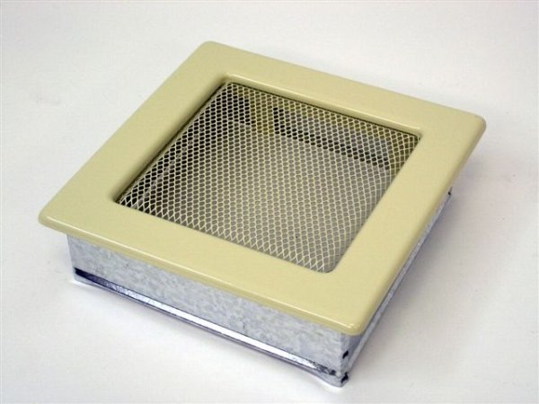 Вентиляционная решетка для камина Kratki сетка антимоскитная для дверей 100 × 210 см на магнитах цвет белый