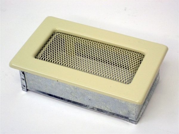 Вентиляционная решетка для камина Kratki 11х17 бежевая 117K вентиляционная решетка kratki белая 11х17 см