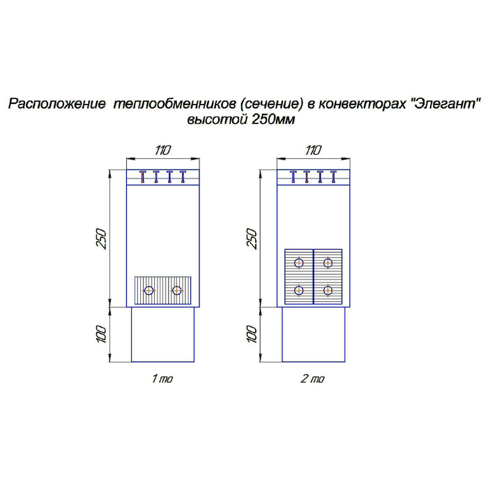 Водяной конвектор КЗТО