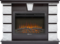Electrolux EFP/ P-2520LS N с порталом Firelight Excalibur 25 камень белый, шпон венге
