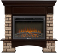 Electrolux EFP/ P-2520LS N с порталом Firelight Forte Wood 25 камень коричневый, шпон темный дуб