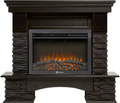 Electrolux EFP/ P-2520LS N с порталом Firelight Pietra Nuovo 25 камень сланец чёрный, шпон венге