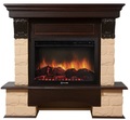 Electrolux EFP/P-2720RLS с порталом Firelight Forte 25S камень бежевый, темный дуб